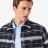 Herren-Overshirt aus Baumwolle mit Karomuster