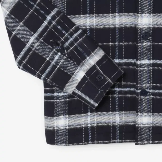 Herren-Overshirt aus Baumwolle mit Karomuster