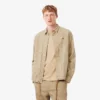 Herren-Oversize-Overshirt aus schwerer Baumwolle mit Karomuster