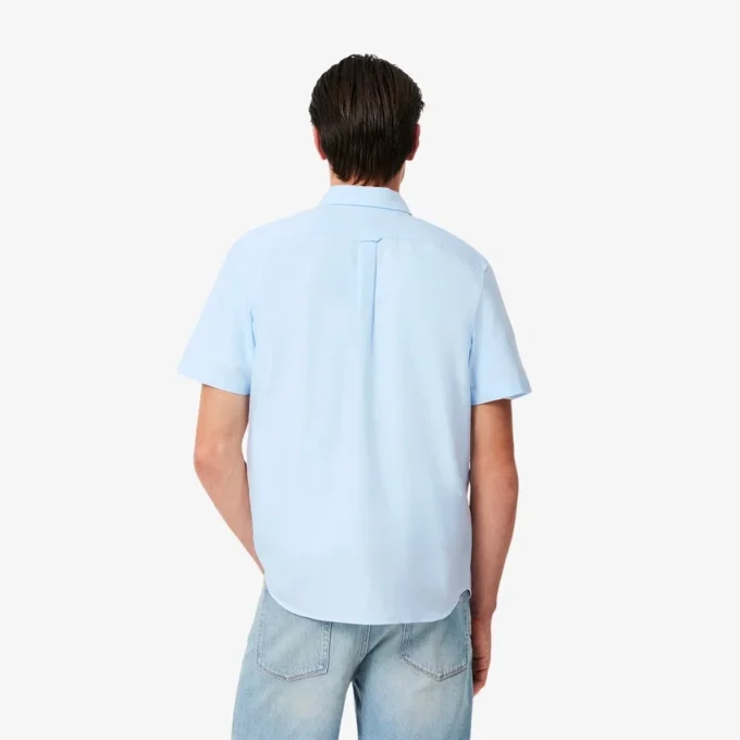 Herren-Oxfordhemd mit kurzen Ärmeln in Regular Fit
