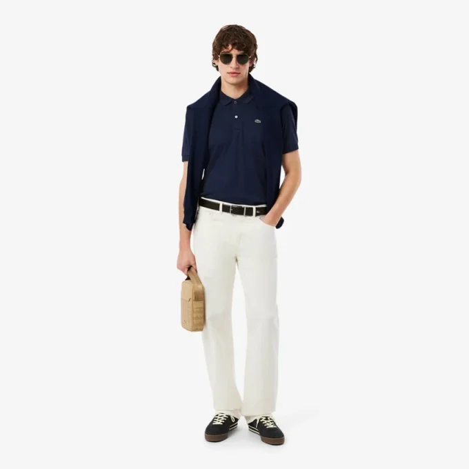 Herren-Poloshirt aus Pima-Baumwolle in Regular Fit