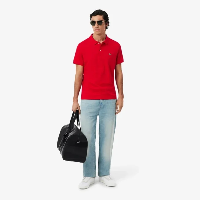 Herren-Poloshirt aus Pima-Baumwolle in Regular Fit