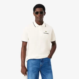 Herren-Poloshirt „Classic Fit Pocket Accent L.12.12“