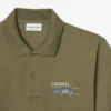 Herren-Poloshirt in klassischer Passform mit gesticktem Motiv