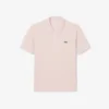 Herren-Poloshirt in klassischer Passform mit Krokodil-Piqué-Muster
