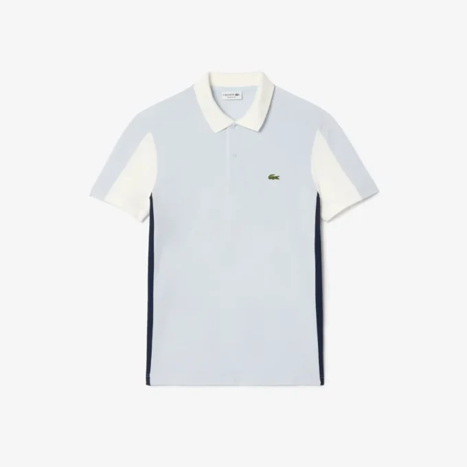 Herren-Poloshirt in Regular Fit mit Farbblock-Design