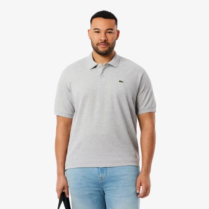 Herren-Poloshirt L.12.12 in klassischer Passform, meliert