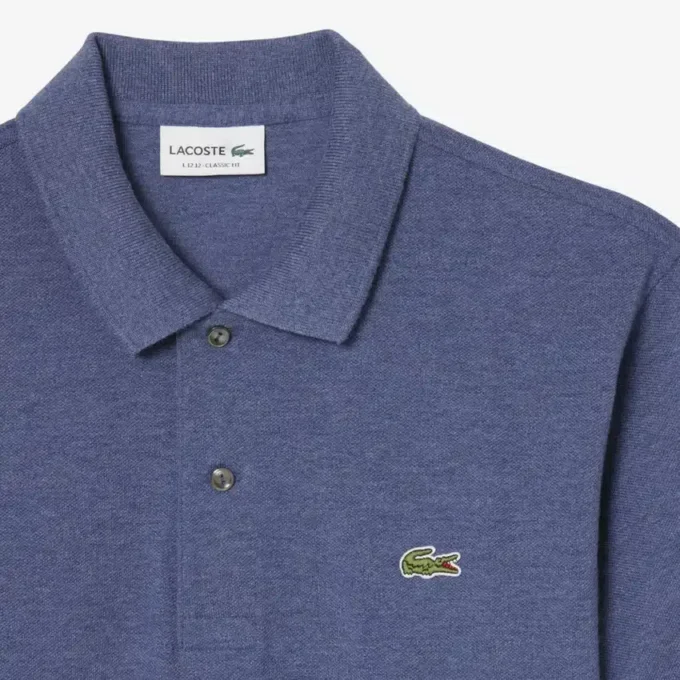 Herren-Poloshirt L.12.12 in klassischer Passform, meliert