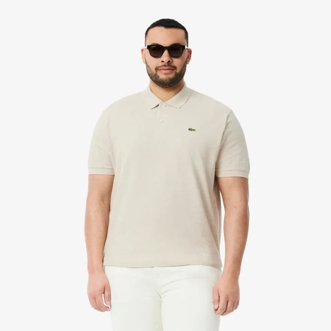 Herren-Poloshirt L.12.12 in klassischer Passform, meliert