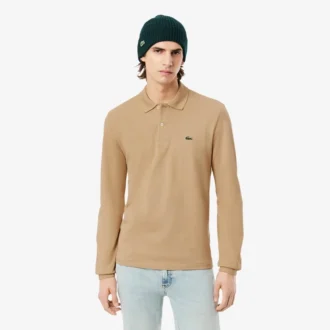 Herren-Poloshirt L.12.12 mit Langarm in klassischer Passform