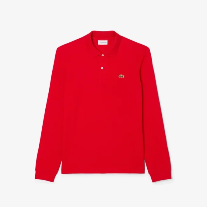 Herren-Poloshirt L.12.12 mit Langarm in klassischer Passform
