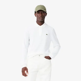 Herren-Poloshirt L.12.12 mit Langarm in klassischer Passform