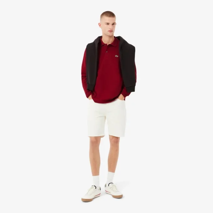 Herren-Poloshirt L.12.12 mit Langarm in klassischer Passform