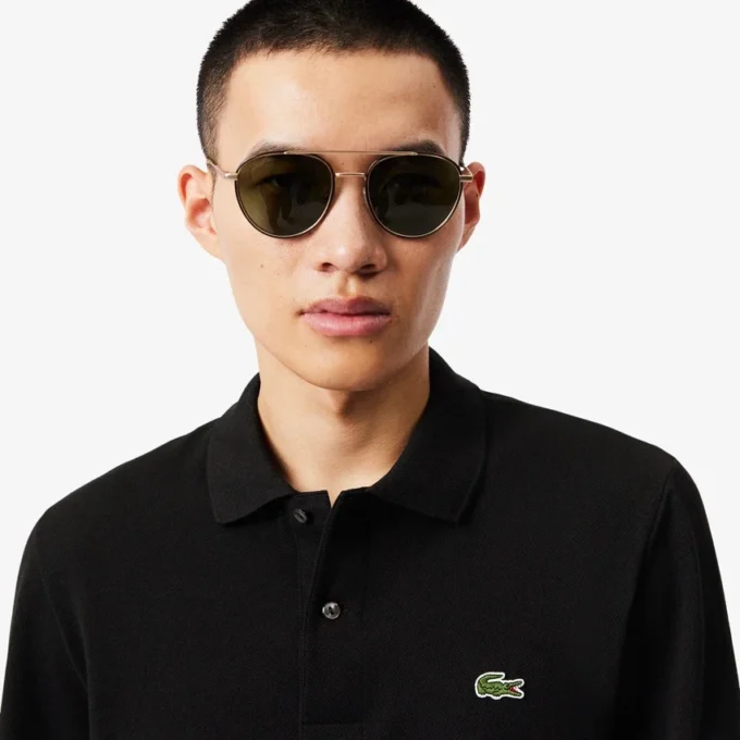 Herren-Poloshirt L.12.12 mit Langarm in klassischer Passform