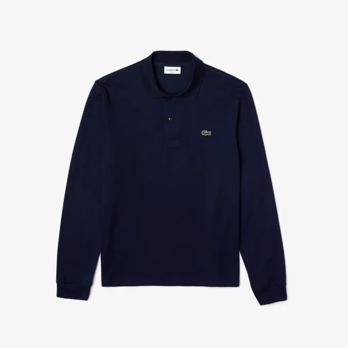 Herren-Poloshirt L.12.12 mit Langarm in klassischer Passform