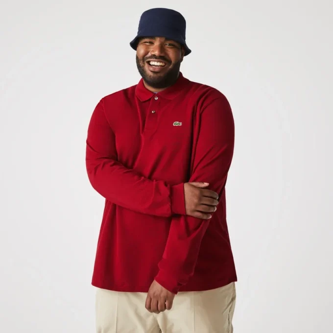 Herren-Poloshirt L.12.12 mit Langarm in klassischer Passform