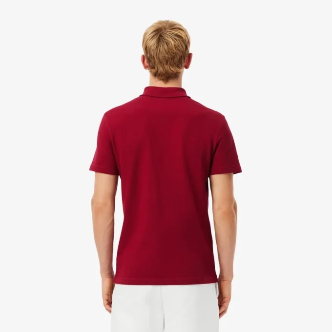 Herren-Poloshirt „L.12.12“ mit Logo-Einfassung in Regular Fit