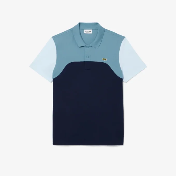 Herren-Poloshirt L.12.12 mit Regular Fit und Farbblock-Design