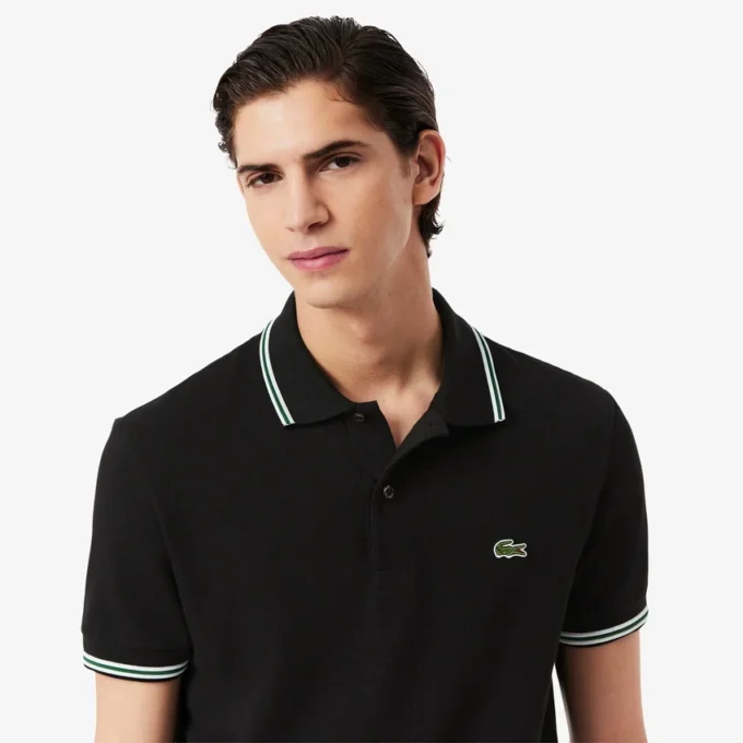 Herren-Poloshirt L.12.12 mit Regular Fit und Zierakzenten