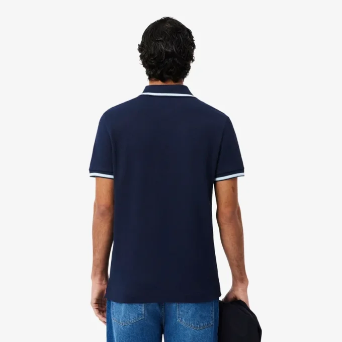 Herren-Poloshirt L.12.12 mit Regular Fit und Zierakzenten