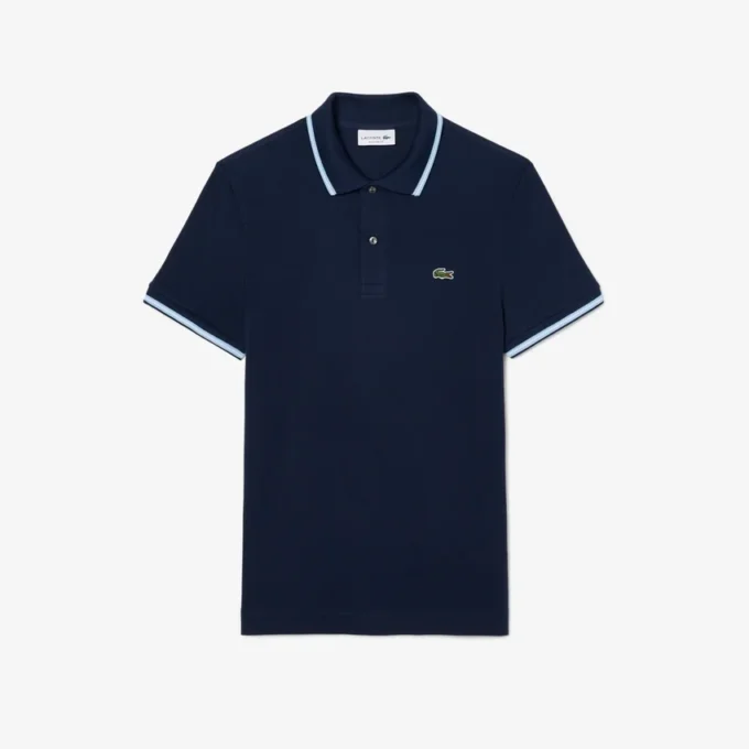 Herren-Poloshirt L.12.12 mit Regular Fit und Zierakzenten