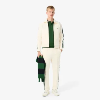 Herren-Poloshirt „Made in France“ mit klassischer Passform und gestreiftem Kragen