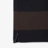 Herren-Poloshirt mit gestreiftem Muster und lockerer Passform