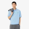 Herren-Poloshirt mit lockerer Passform und schwerem Piqué