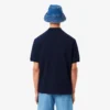 Herren-Poloshirt mit lockerer Passform und schwerem Piqué