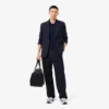Herren-Poloshirt „Paris Classic Fit“ mit offenem Kragen und Stickerei