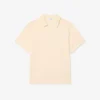 Herren-Poloshirt „Paris Classic Fit“ mit offenem Kragen und Stickerei