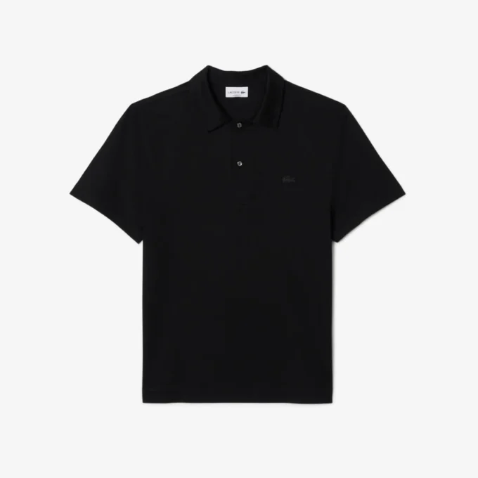 Herren-Poloshirt „Paris Classic Fit“ mit offenem Kragen und Stickerei