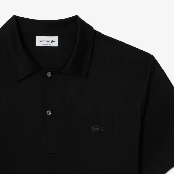 Herren-Poloshirt „Paris Classic Fit“ mit offenem Kragen und Stickerei