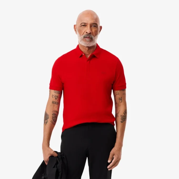 Herren-Poloshirt „Paris Stretch Piqua“ in Regular Fit