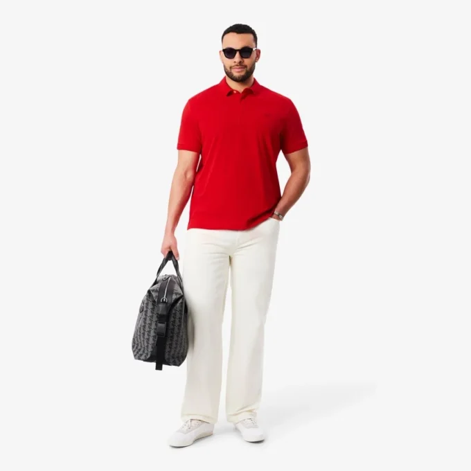 Herren-Poloshirt „Paris Stretch Piqua“ in Regular Fit
