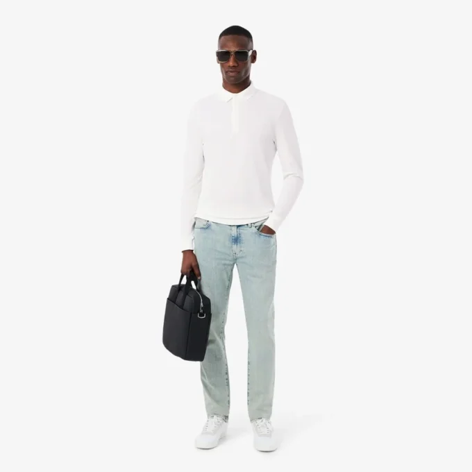 Herren-Poloshirt „Paris Stretch Piqua“ in Regular Fit