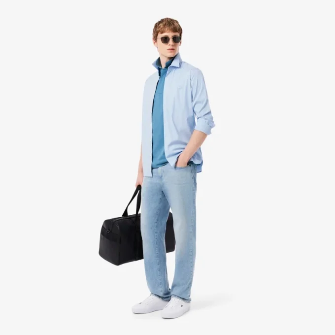 Herren-Poloshirt „Paris Stretch Piqua“ in Regular Fit