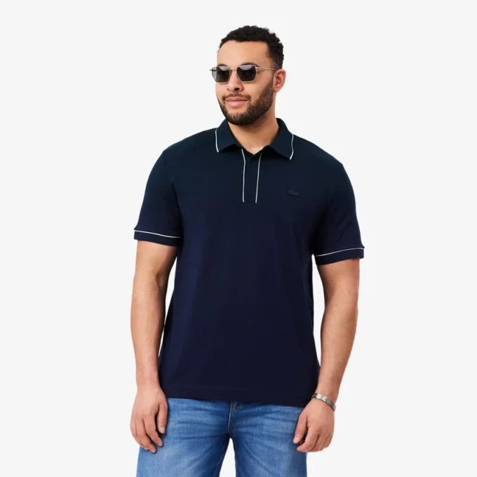 Herren-Poloshirt „Paris Stretch Piqua“ in Regular Fit