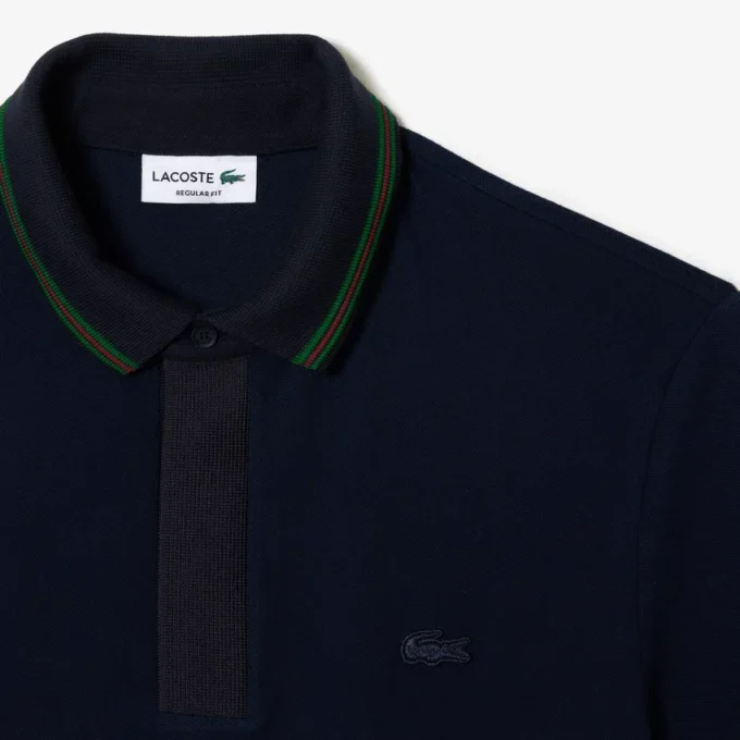 Herren-Poloshirt „Smart Paris“ mit Regular Fit und kontrastierendem Kragen