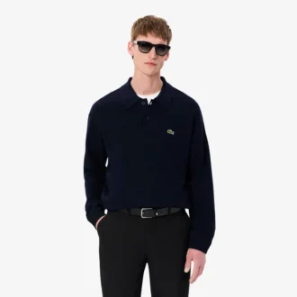Herren-Poloshirts aus Wolle in Relaxed Fit