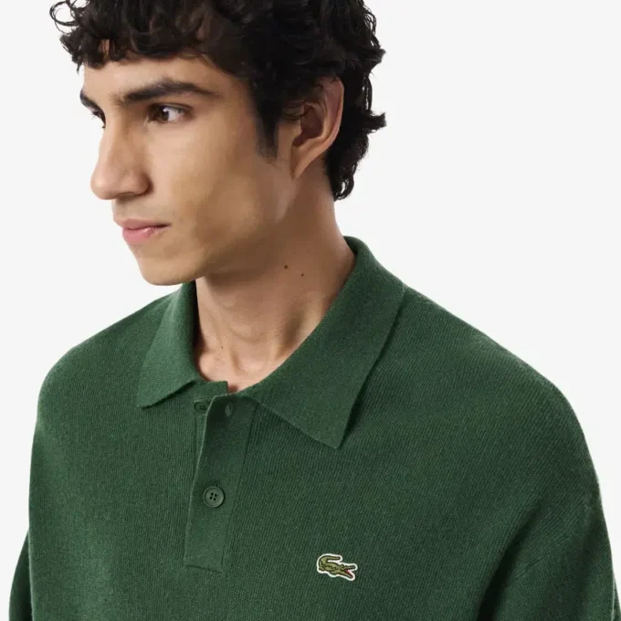 Herren-Poloshirts aus Wolle in Relaxed Fit