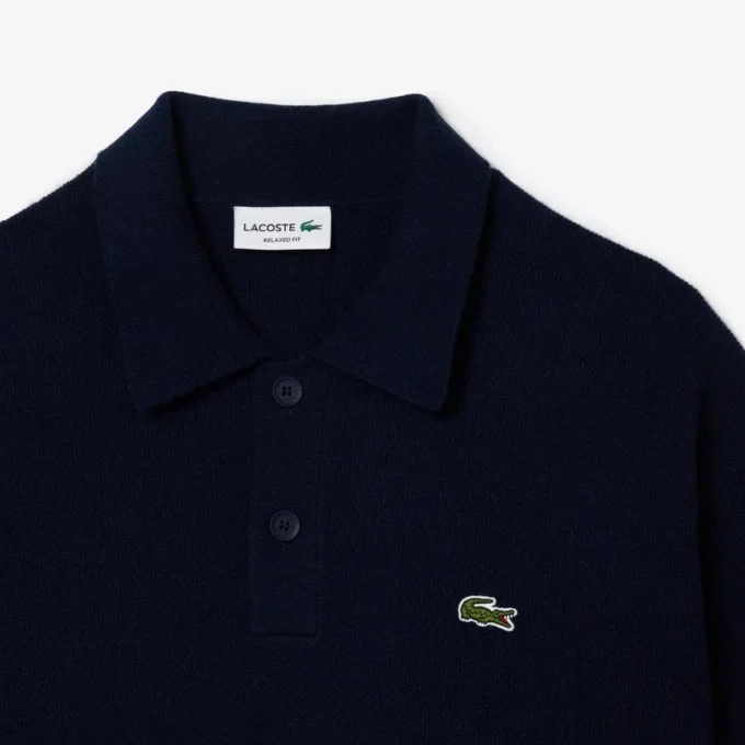 Herren-Poloshirts aus Wolle in Relaxed Fit