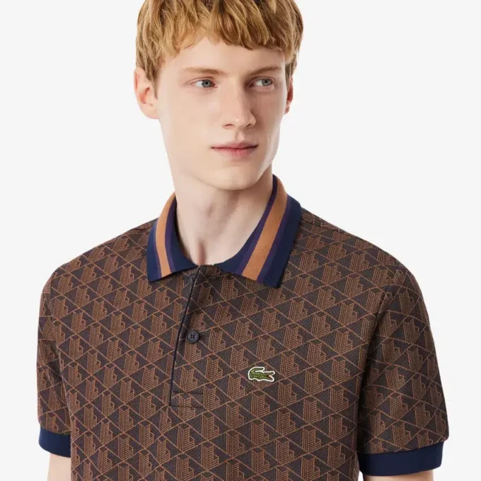Herren-Poloshirts mit klassischer Passform und Monogramm