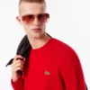 Herren-Pullover aus 3D-Strick mit Rundhalsausschnitt