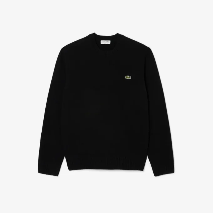 Herren-Pullover aus 3D-Strick mit Rundhalsausschnitt