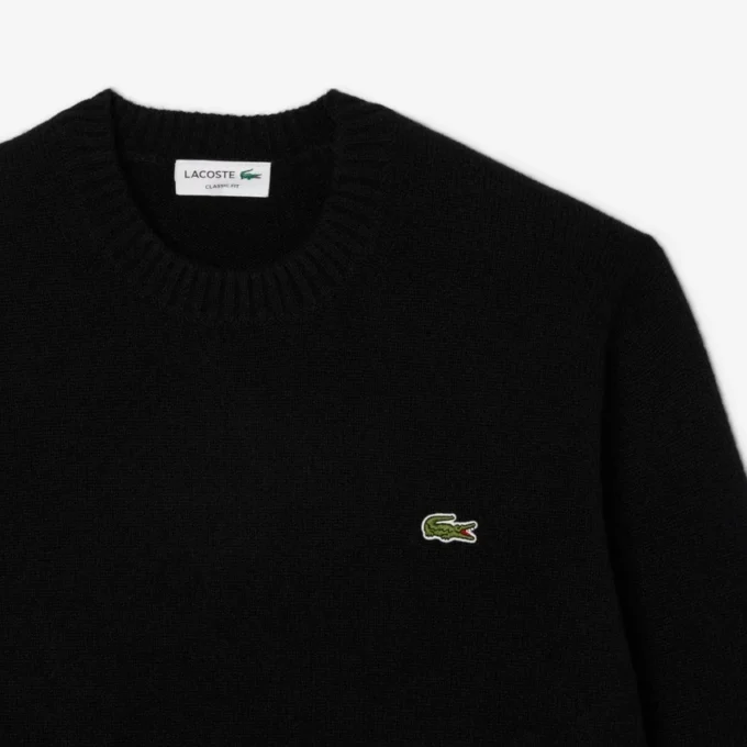 Herren-Pullover aus 3D-Strick mit Rundhalsausschnitt
