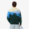 Herren-Pullover aus Alpaka-Wolle mit Landschaftsmotiv