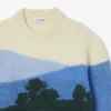 Herren-Pullover aus Alpaka-Wolle mit Landschaftsmotiv