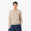 Herren-Pullover aus Baumwolle mit Rundhalsausschnitt
