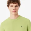 Herren-Pullover aus Baumwolle mit Rundhalsausschnitt